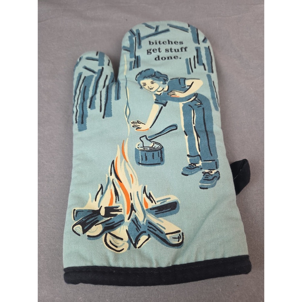 Blue Q " Naughty" Kitchen Mitt Pot‎ Holder